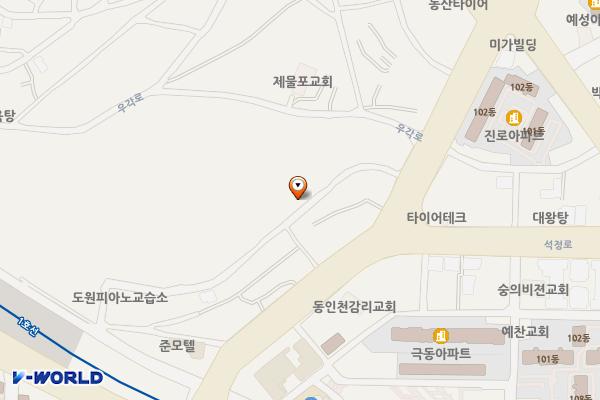 숭의1,3동제2노외주차장 위치 지도 — 인천광역시 미추홀구 숭의동 139-3
