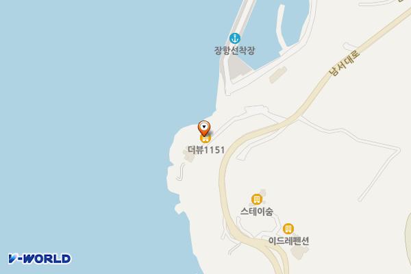 더뷰1151 위치 지도 — 경상남도 남해군 서면 남서대로 1477
