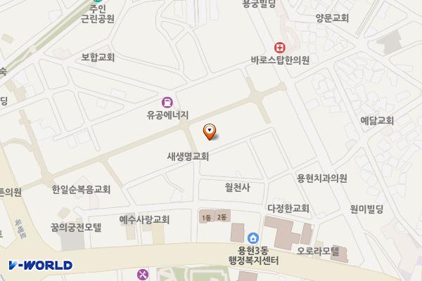용현3동제7노외주차장 위치 지도 — 인천광역시 미추홀구 용현동 492-265