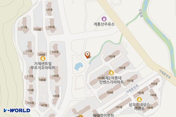 카페삼락원 위치 지도 — 경상남도 거제시 문동1길 47