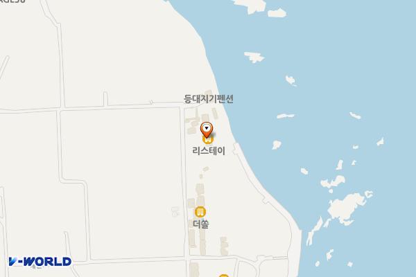 블루라이트 위치 지도 — 경상북도 포항시 북구 청하면 해안로2000번길 15-52