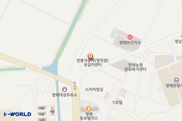 프렌즈스크린 영해쌍용점 위치 지도 — 경상북도 영덕군 영해면 영덕로 1844