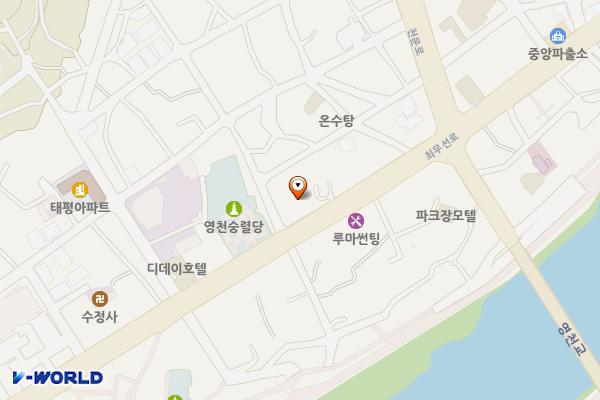 영천 대운카모터스 위치 지도 — 경상북도 영천시 최무선로 271
