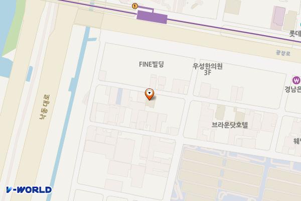 하운드호텔 위치 지도 — 부산광역시 사상구 새벽로223번길 117