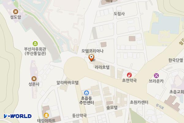 로얄모텔 위치 지도 — 부산광역시 부산진구 월드컵대로474번길 31