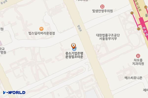 문정현대지식신업센터 위치 지도 — 서울특별시 송파구 법원로11길 7