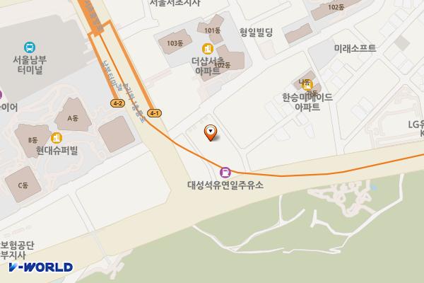 마티즈민영주차장 위치 지도 — 서울특별시 서초구 서초중앙로2길 10