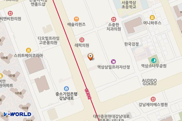 유니온센터 위치 지도 — 서울특별시 강남구 강남대로 310