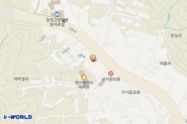 로제하우스 레포츠센터 위치 지도 — 서울특별시 종로구 진흥로 446