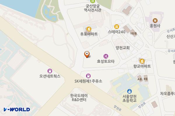 마곡보타니투웨이퍼스트오피스텔 위치 지도 — 서울특별시 강서구 양천로47길 12