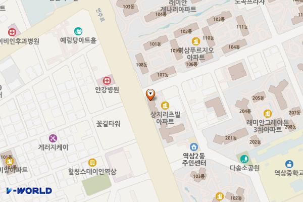 역삼상지리츠빌 위치 지도 — 서울특별시 강남구 언주로 322