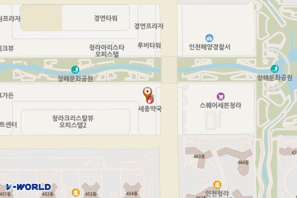 에이펙스청라 위치 지도 — 인천광역시 서해구 청라루비로 81