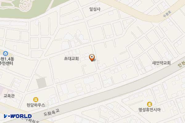 용현1,4동제9노외주차장 위치 지도 — 인천광역시 미추홀구 용현동 54