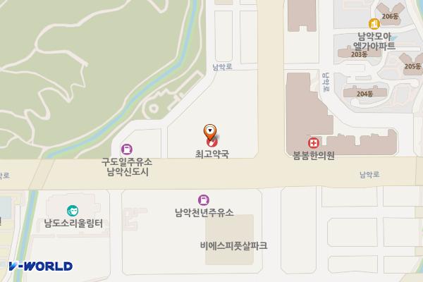 대경타워 위치 지도 — 전남광주통합특별시 무안군 삼향읍 남악로 243