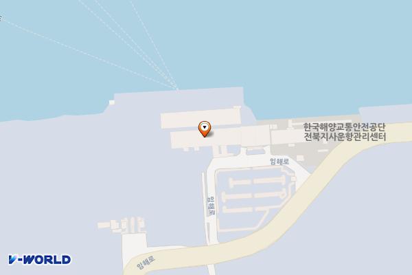 군산 국제항 여객터미널 위치 지도 — 전북특별자치도 군산시 임해로 378-14