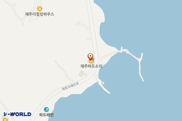 카페온다 위치 지도 — 제주특별자치도 제주시 구좌읍 해맞이해안로 1950