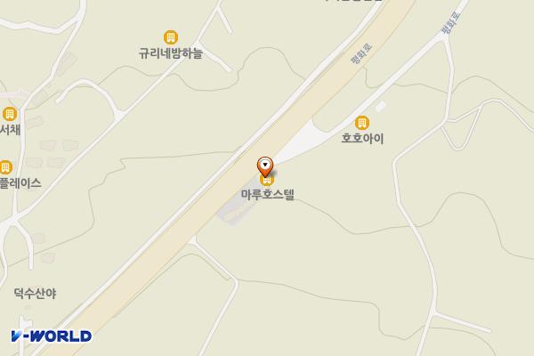 개덩이네 하우스 위치 지도 — 제주특별자치도 서귀포시 안덕면 평화로 486