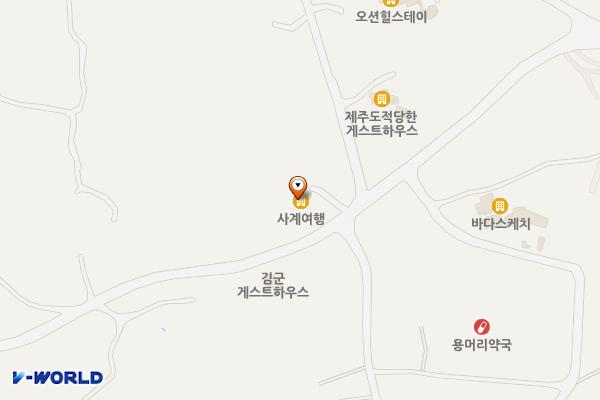 사계여행 위치 지도 — 제주특별자치도 서귀포시 안덕면 산방로 262