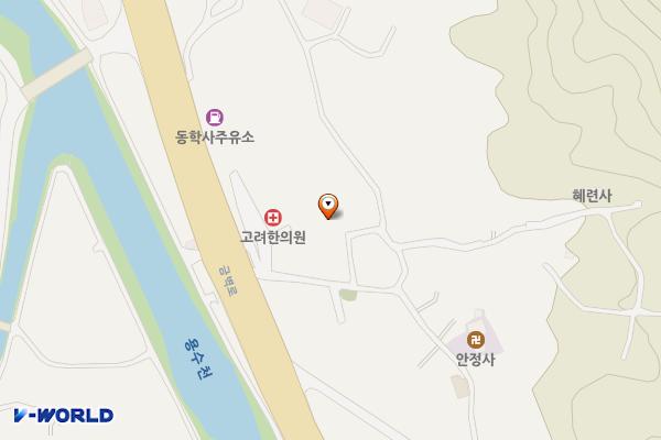 고울 위치 지도 — 충청남도 공주시 반포면 원전말길 1-5