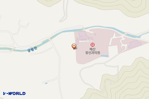 스노우라인 캠핑빌리지 위치 지도 — 충청남도 예산군 예산읍 간양길 242-9