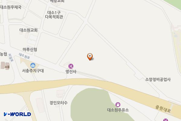 디에이치매매상사 위치 지도 — 충청북도 충주시 대소원면 대소원1길 80