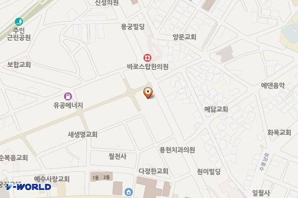 용현3동제8노외주차장 위치 지도 — 인천광역시 미추홀구 인주대로153번길 44-13(용현동)