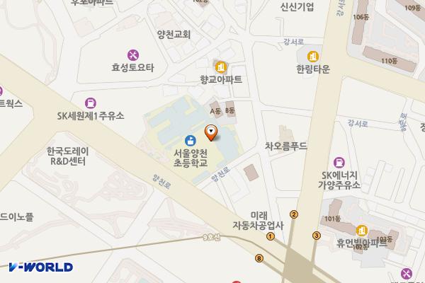 인천산곡북초등학교 위치 지도 — 인천광역시 부평구 산청로 18