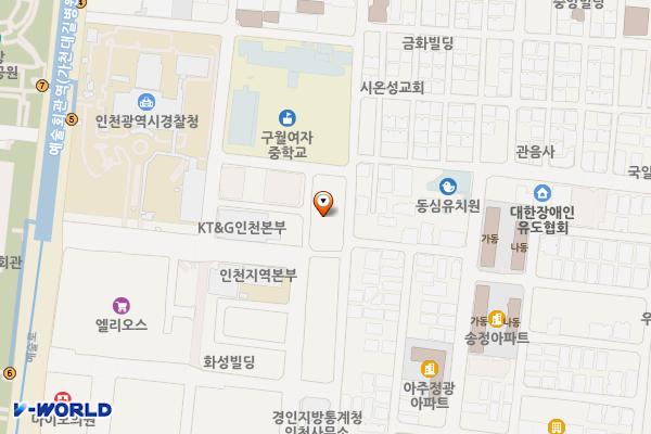 다온플래티넘 위치 지도 — 인천광역시 남동구 인주대로604번길 46