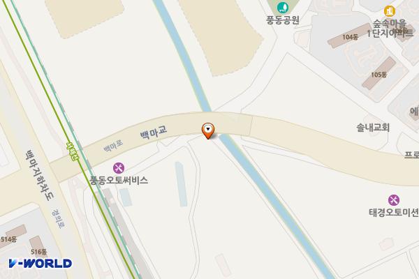 우노필름 위치 지도 — 경기도 고양시 일산동구 고풍로43번길 27