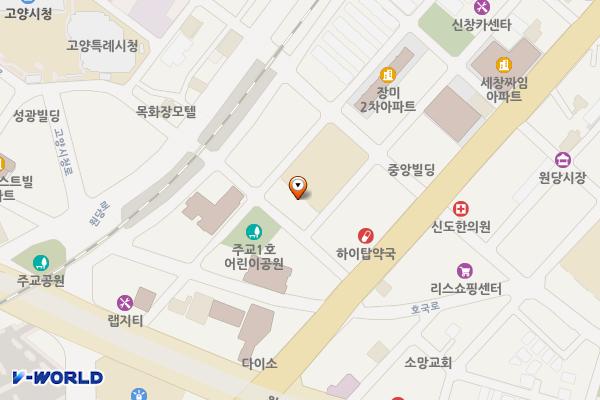 베네하임더힐오피스텔 위치 지도 — 경기도 고양시 덕양구 호국로779번길 14