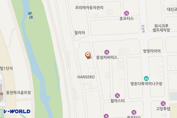 에이엔지테크놀로지 위치 지도 — 울산광역시 북구 진장17길 39