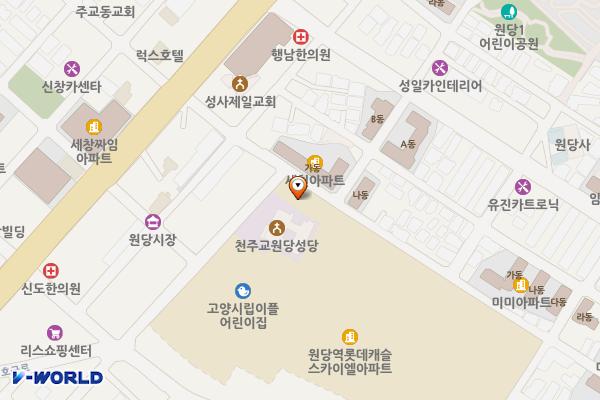 대우이엔지 위치 지도 — 경기도 고양시 덕양구 호국로812번길 27