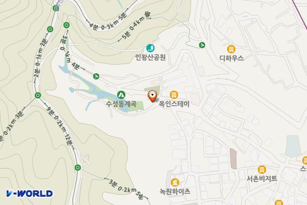 인왕교통 버스차고지 위치 지도 — 서울특별시 종로구 옥인동 181-10