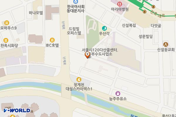 신설동 위치 지도 — 서울특별시 동대문구 신설동 114-29