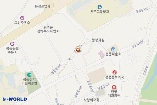 완주 봉동농협 위치 지도 — 전북특별자치도 완주군 봉동읍 봉동동서로 133