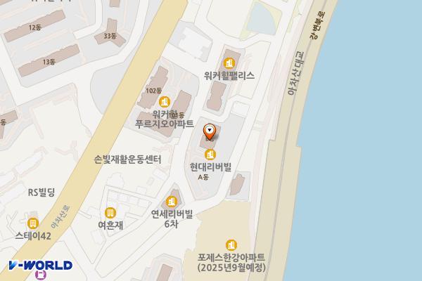 현대리버빌 위치 지도 — 서울특별시 광진구 아차산로78가길 17