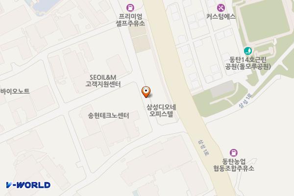 삼성전자서비스센터 동탄점 위치 지도 — 경기도 화성시 삼성1로 217