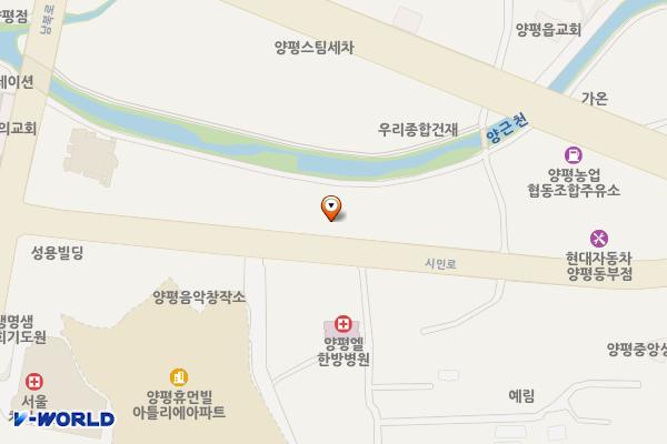 제이앤제이 위치 지도 — 경기도 양평군 양평읍 시민로 125