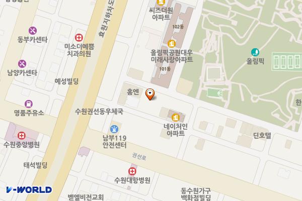 수원 청년나례가 위치 지도 — 경기도 수원시 권선구 권선로669번길 24-12