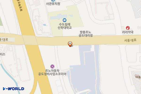 허브정육식당 위치 지도 — 경기도 안성시 공도읍 서동대로 4036