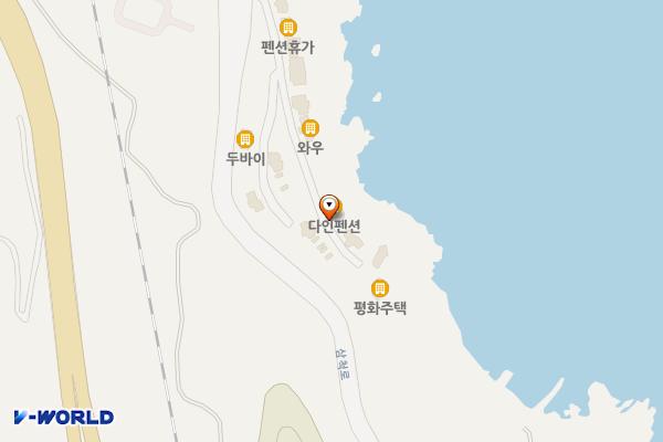 다인펜션 위치 지도 — 강원특별자치도 삼척시 삼척로 4246-23