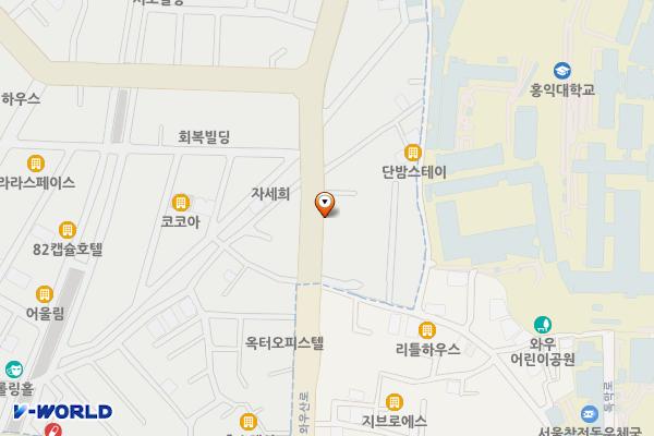 극동방송 위치 지도 — 서울특별시 마포구 와우산로 56