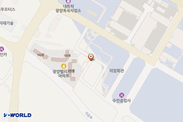 금광셀프세차장 위치 지도 — 전남광주통합특별시 광양시 옥곡면 신금산단5길 70-22