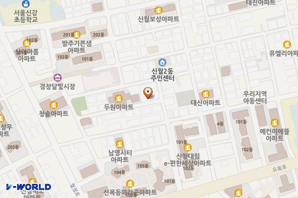 한성건설 위치 지도 — 서울특별시 양천구 오목로11길 19