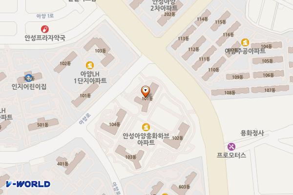 안성 아양흥화아파트 위치 지도 — 경기도 안성시 아양로 51