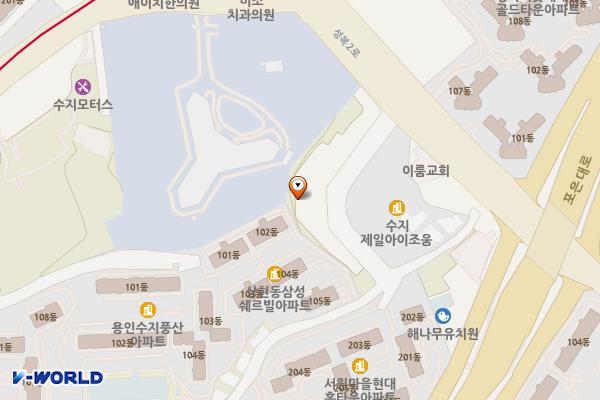수지골드프라자 위치 지도 — 경기도 용인시 수지구 성복2로 17