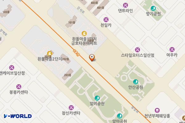 일산동구보건소 위치 지도 — 경기도 고양시 일산동구 중앙로 1100