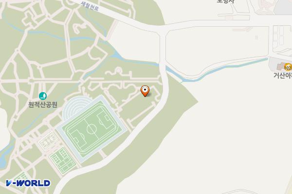 인천대공원사업소(원적산공원) 위치 지도 — 인천광역시 부평구 산곡동 80-22