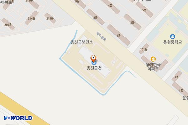 백령공영주차장 위치 지도 — 인천광역시 옹진군 백령면 백령로 285