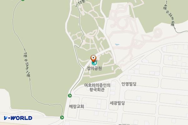 월미공원사업소(문학공원) 위치 지도 — 인천광역시 연수구 함박안로 27